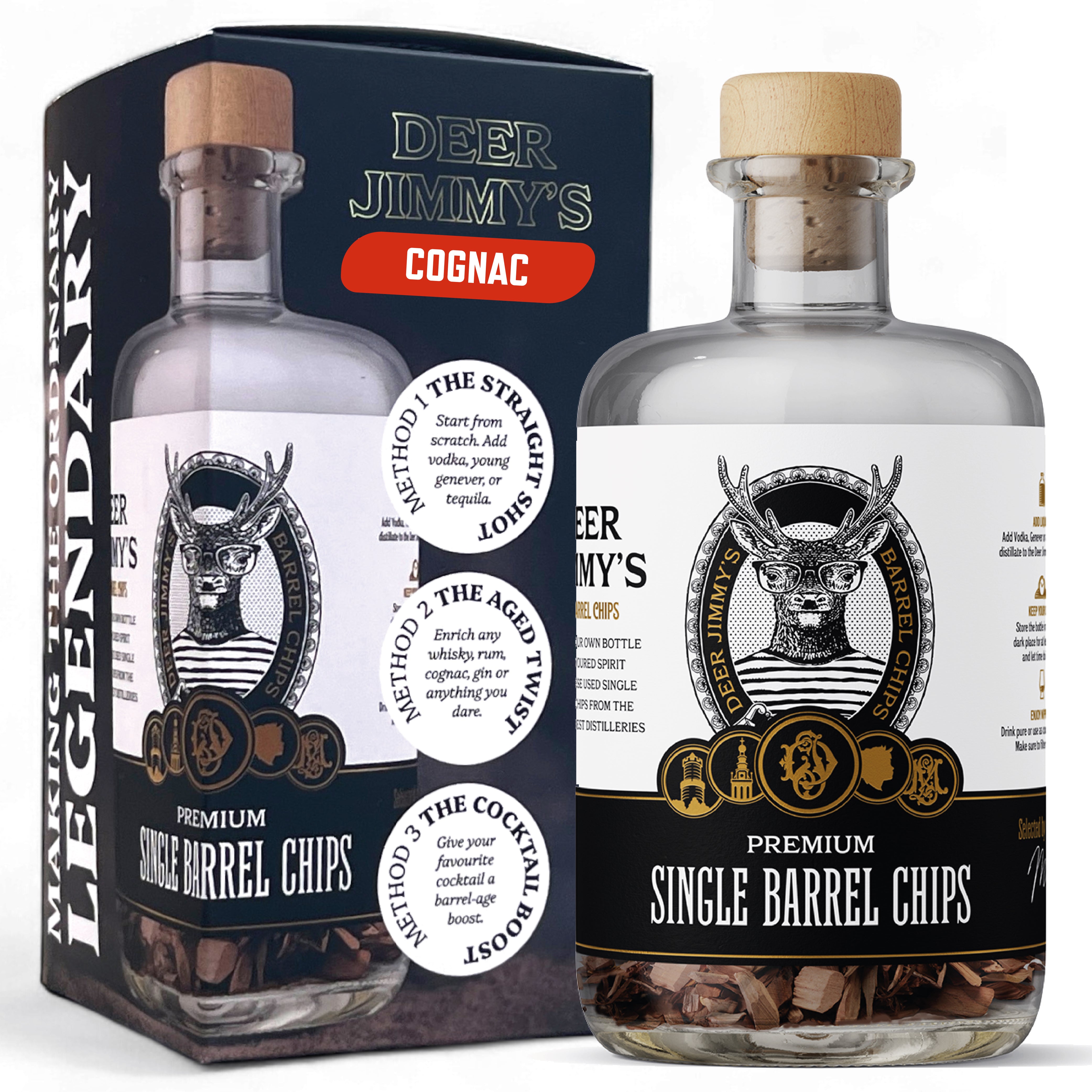 Deer Jimmy's® - French Cognac Barrel Chips