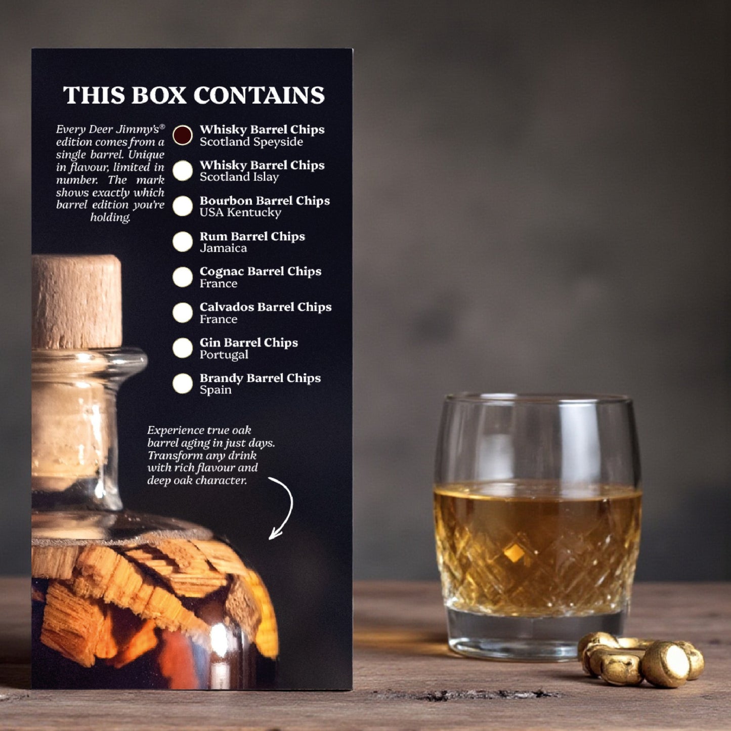 Deer Jimmy's® - Islay Whisky Barrel Chips