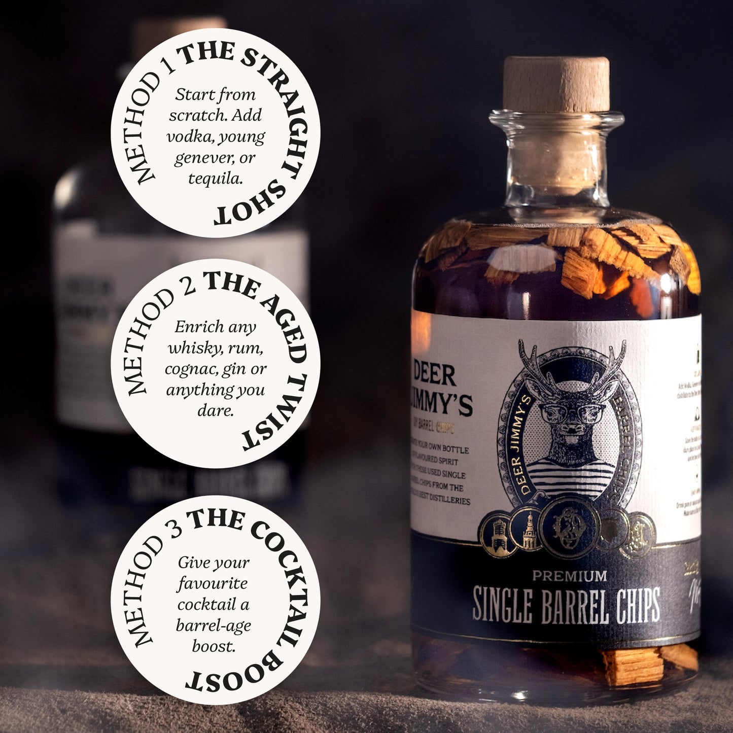 Deer Jimmy's® - French Cognac Barrel Chips